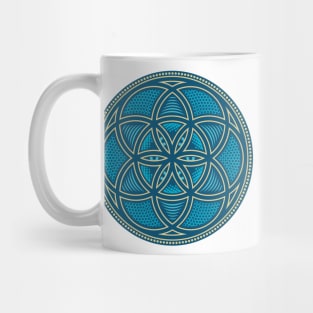 Seed of Life Beach Palette Mug